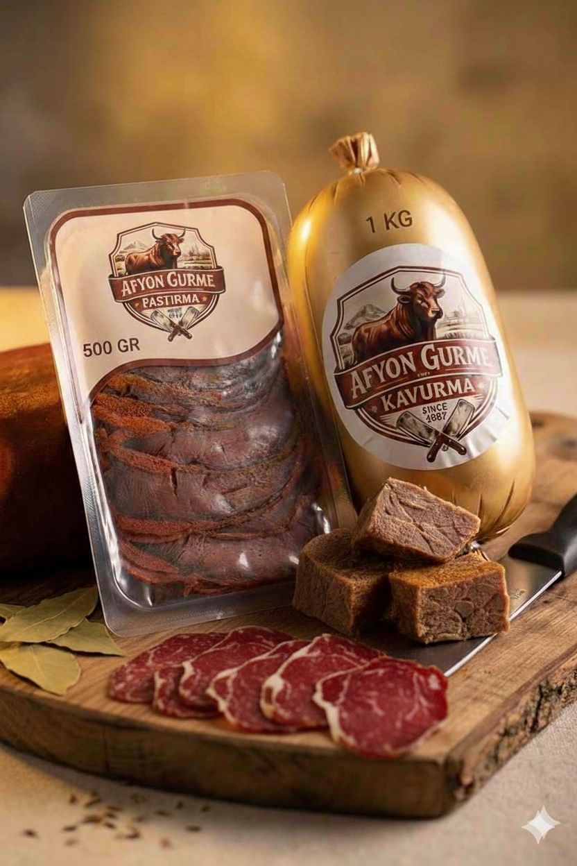 1 Kg Dana Kavurma 500 Gr Dana Sırt Pastırma